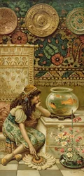 Goudvissen, uit de Pears Annual, Kerstmis, 1893